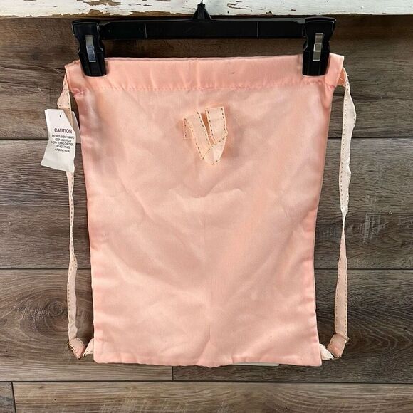 Disney Bibbidi Bobbidi Boutique Drawstring Backpack Adjustable Bag 12 x 16 Pink - Picture 6 of 8